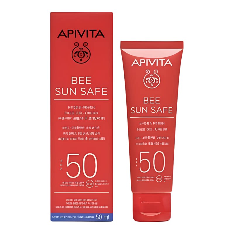 APIVITA爱蜜崴塔保湿清爽防晒面霜SPF50户外防晒防护旅游登山50ml
