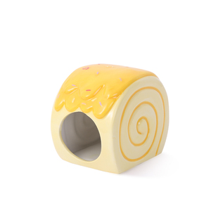 它适瑞士卷仓鼠窝躲避屋金丝熊陶瓷冰屋侏儒躲避窝四季造景用品