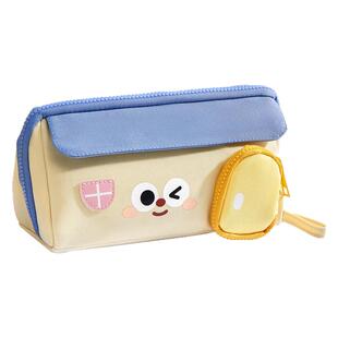 笔袋高中生简约学生可爱文具盒大容量小众不撞款女孩暗藏玄机笔袋