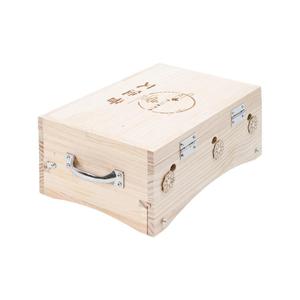 加高加大艾灸盒腰腹通用实木悬灸盒家用便携式木质艾灸盒全身通用