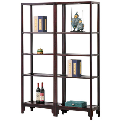 赞比亚血檀新中式开架红木家具