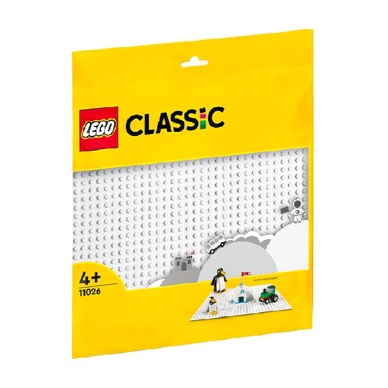 樂高/LEGO CLASSIC經(jīng)典系列白色底板11026普通積木小顆粒4+