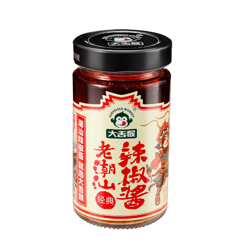 大舌猴瓶装正宗潮汕蒜蓉辣椒酱