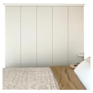 卧室衣柜贴纸奶墙贴柜子柜门墙面磨砂杏子灰墙纸肤感白加厚莫干山