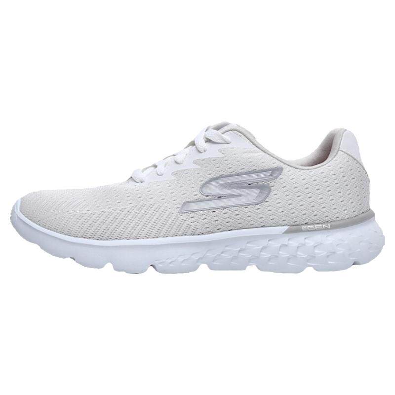 Skechers斯凯奇女鞋跑步鞋透气官方旗舰秋季黑色通勤休闲运动鞋女