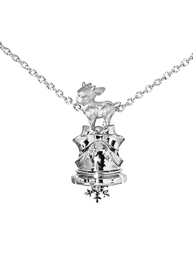 原创小羊铃铛925纯银雪花吊坠