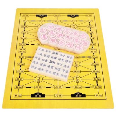 益智学生套装游戏木质实心军棋