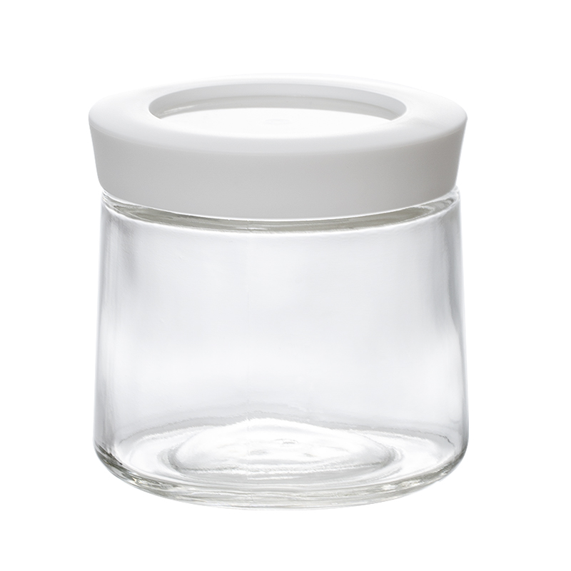 日本asvel蜂蜜罐食品级玻璃罐子便携式泡蜜糖果酱密封储存分装瓶