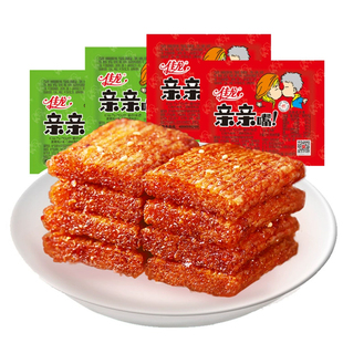 佳龙亲亲麻辣条大刀肉麻辣烧整箱怀旧网红素肉宿舍儿时嘴巴小零食