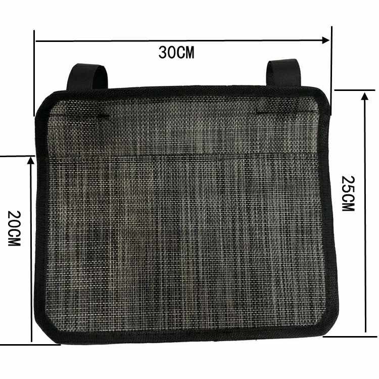 折叠椅储物网兜沙滩椅置袋导演挂物袋办公椅椅配件袋杂志躺椅