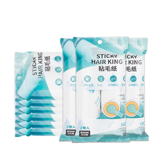 春风粘毛粘尘纸动物毛发粘毛纸除尘纸黏性斜撕替换纸粘毛刷 9袋