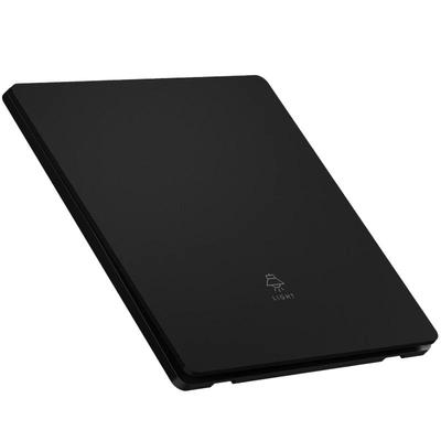 国际电工86超薄插座黑色肤感开关