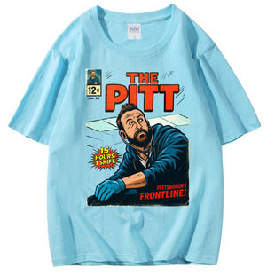 匹兹堡医护前线儿童成人纯棉HBO美剧周边第二季the pitt 短袖T恤