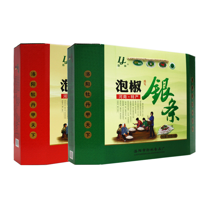 劲林银条菜礼品300克10袋装泡椒