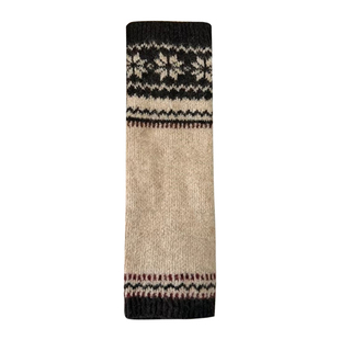 费尔岛羊毛袜套堆堆袜子女款冬季灰色百搭显瘦保暖加厚雪地靴腿套