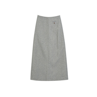 三良晨晨 通勤百搭高腰a字毛呢半身裙女中长款秋冬显瘦气质半裙