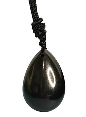俄罗斯次石墨天然A货水滴吊坠