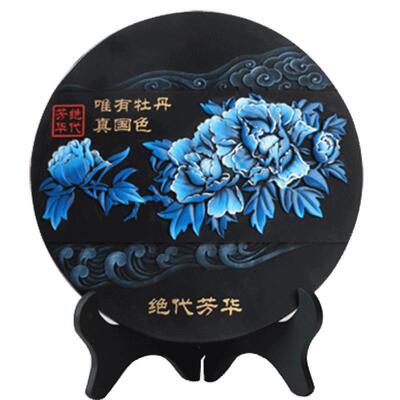 乔迁搬家电视柜活性炭雕工艺品