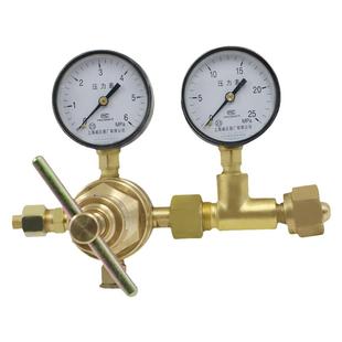 氮气高压减压器上海减压器厂YQD-370 6*25调压稳压器减压阀压力表