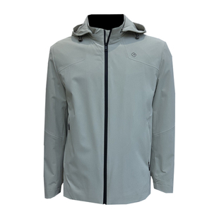 高弹力薄款！2026年春季新品商务休闲可脱卸帽子男士夹克外套朗弈