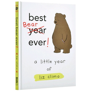 你今天真好看 系列 Best Bear Ever Liz Climo 莉兹 克里莫 英文原版进口绘本精装 萌蠢系列 Rory the Dinosaur