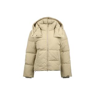 【自营】KENZO女士纯色可拆卸兜帽宽松长袖秋冬保暖羽绒服面包服