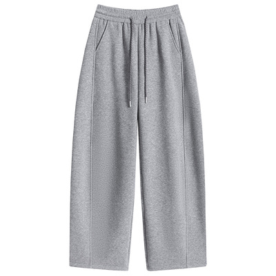 特厚羊羔绒弯刀裤女冬加绒镰刀裤