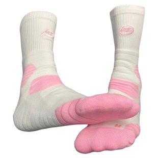 NCE篮球袜训练精英男款球员版长筒加厚毛巾底防滑吸汗透气运动袜