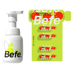【新会员专属】Befe三重净澈控油洗发水45ml+橘光护发精油1ml*4