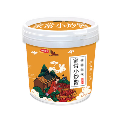 味光食色小炒酱专用炒菜调料桶装