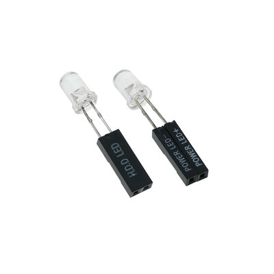 主板硬盘电源指示灯HDD/POWER LED±透明机箱显示灯前置延长线