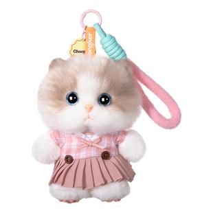 Chongker宠客猫咪玩偶布偶猫仿真三花猫MBTI毛绒包包小挂件公仔