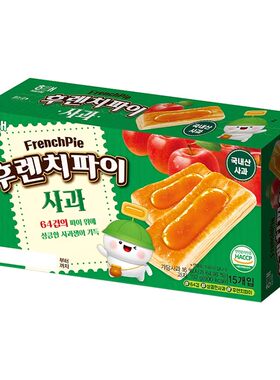 韩国海太法式饼干派草莓味苹果味
