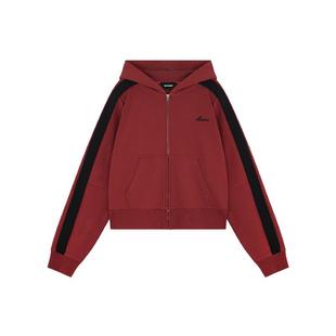 WE11DONE25秋冬男女同款运动风拉链连帽衫休闲日常街头风宽松