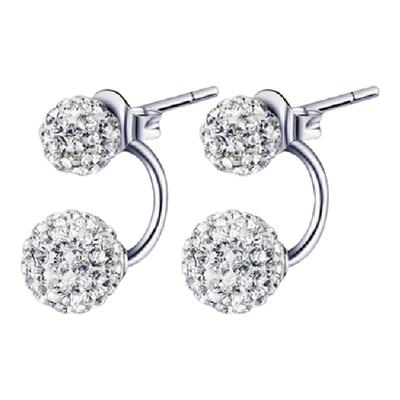 一款两戴星球耳环镶满钻超闪耳饰