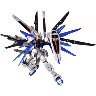 芒果模玩万代RG高达拼装模型机动战士SEED自由敢达MB合金涂层预涂