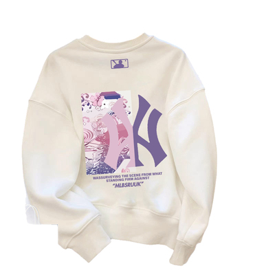 卫衣女士加绒加厚长袖t恤