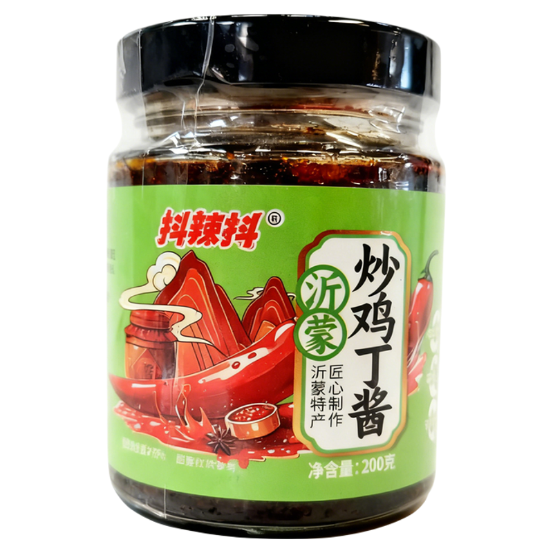 抖辣抖炒鸡丁酱拌饭拌面酱拌面酱