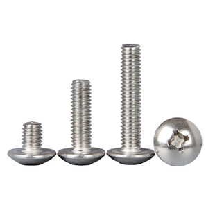 304不锈钢美制大扁头十字机丝4#-40 1/4-20英制伞头螺丝螺栓粗牙