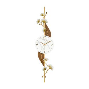 飞鸟集客厅高级感时钟挂墙创意挂表2026新款现代餐厅格栅钟表挂钟