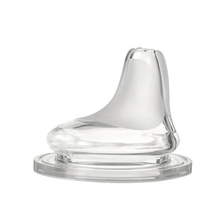 适配宽口径奶瓶配件鸭嘴奶嘴吸管扁嘴一体重力球吸管替换贝亲奶嘴