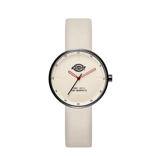 Dickies手表女款学生小众女生设计复古简约石英手表皮带防水CL120