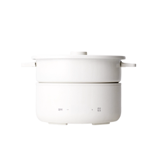 olayks立时电火锅家用多功能分体电炒锅3L电煮锅蒸煮炒煎电热锅