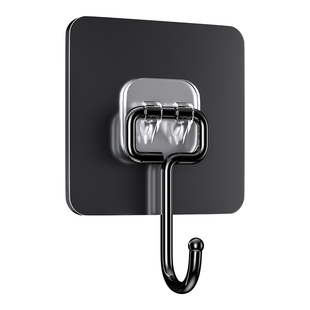 挂钩强力粘胶免打孔墙壁透明挂勾家用无痕壁挂承重厨房粘贴粘钩子