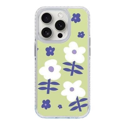 THE HOOD 创意系列 Garden Glow 适用苹果iPhone16/15/14/Plus/Pro/Max 气垫防摔手机保护壳镜面保护壳