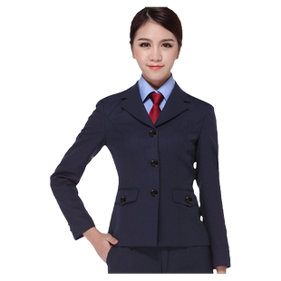 公务员面试西服套装女高级感小个子房地产销售工作装正装职业西装
