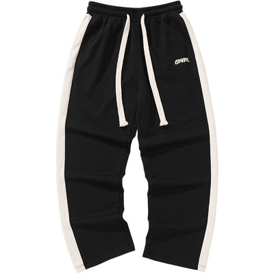 闪电潮牌运动裤GENANX直筒