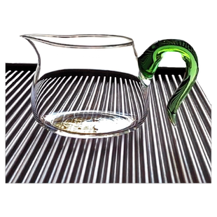 茶本堂公道杯玻璃高硼硅耐热加厚茶海过滤单个公杯茶具高档分茶器