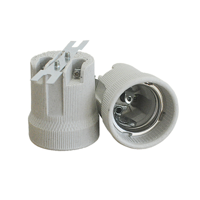 包邮20个铜芯耐高温灯座e14螺口