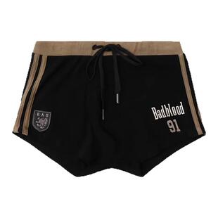 韩国badblood复古辣妹显瘦热裤女夏季性感弹力字母刺绣运动短裤潮